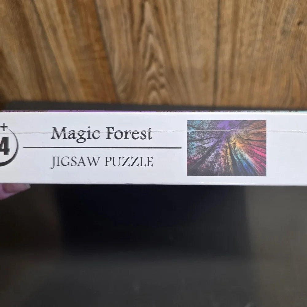 Magic Forest 1000 Piece Jigsaw Puzzle Forest Trees Sky Landscape Multi Color New